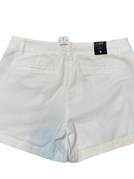 J. Crew White Cotton Shorts with Front Pockets - Picture 2 of 8
